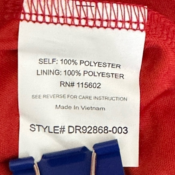 Lush sz lg  sundress in a junior sz  multi colors  spaghetti straps Lined - Picture 11 of 11